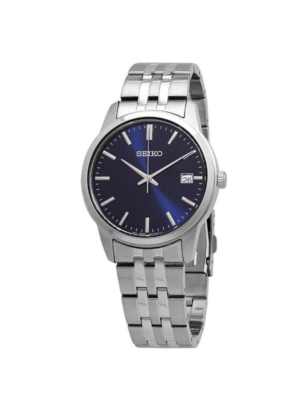 NWT Seiko Essentials Quartz Blue Dial Men's Watch